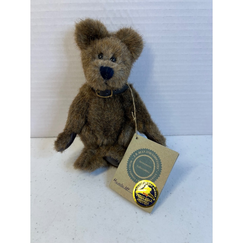 Boyds Bears Humboldt J.B. Bean & Associates Teddy Bear Plush 8" Vintage